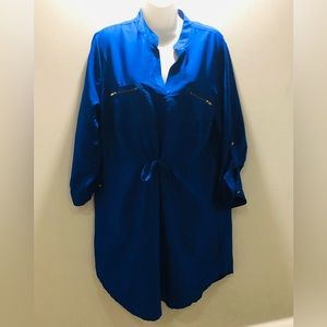 Midnight Shirt Dress